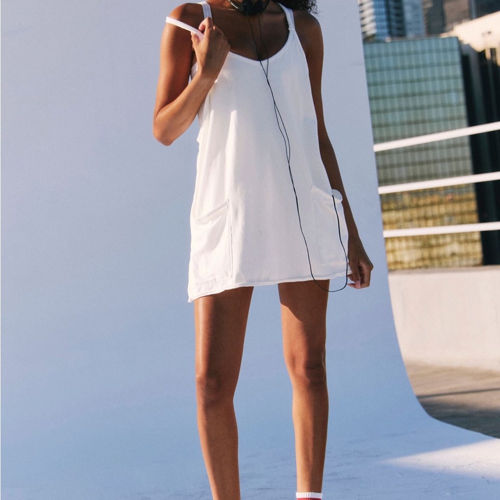 Free People Movement Hot Shot Mini Dress XS White